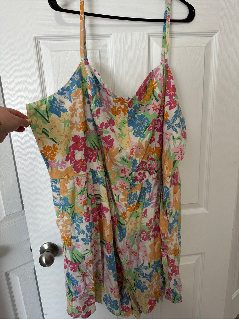 Old Navy Floral Romper with Pockets